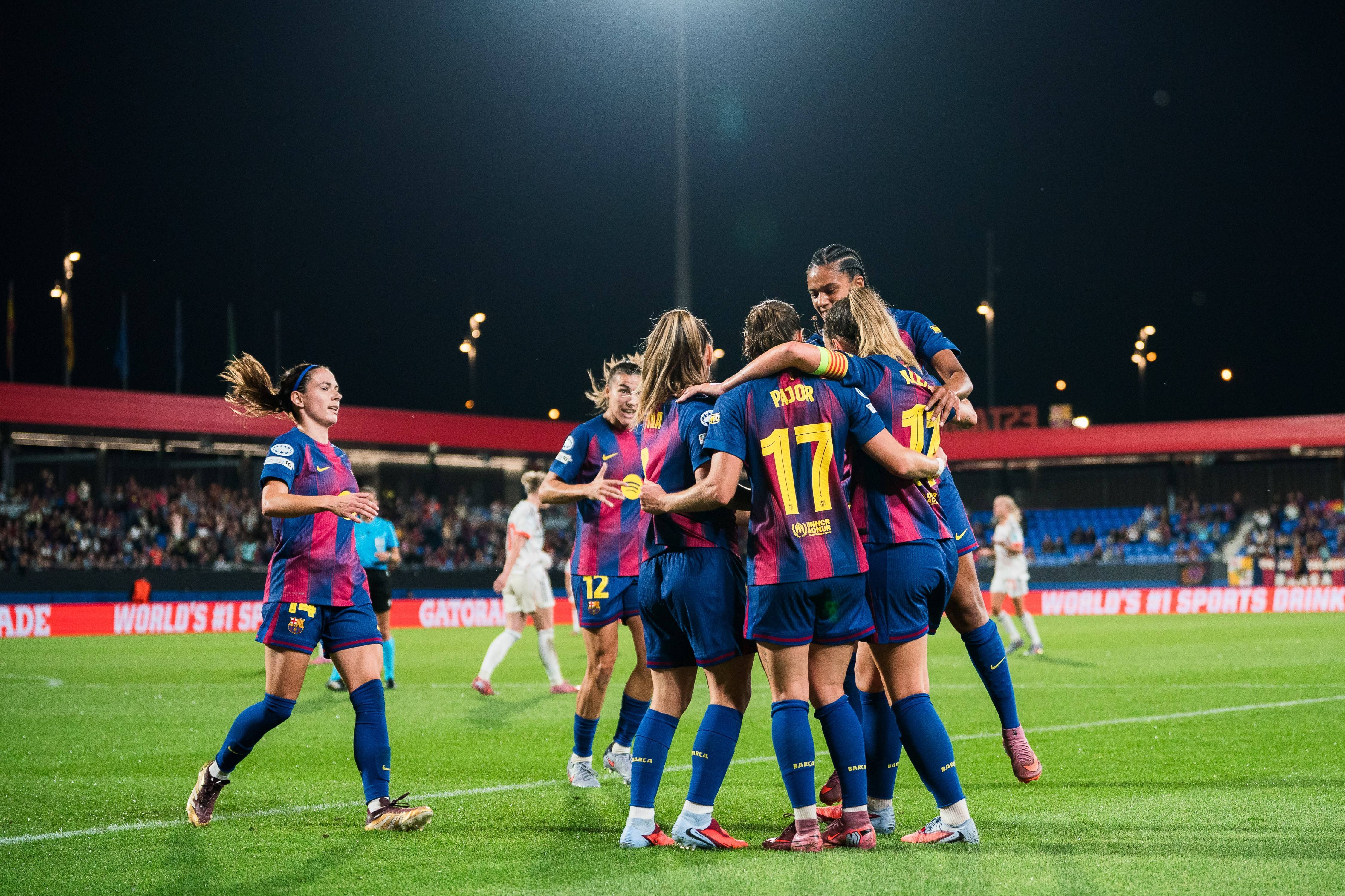 (体育)足球——欧冠女足:巴塞罗那胜拜仁慕尼黑